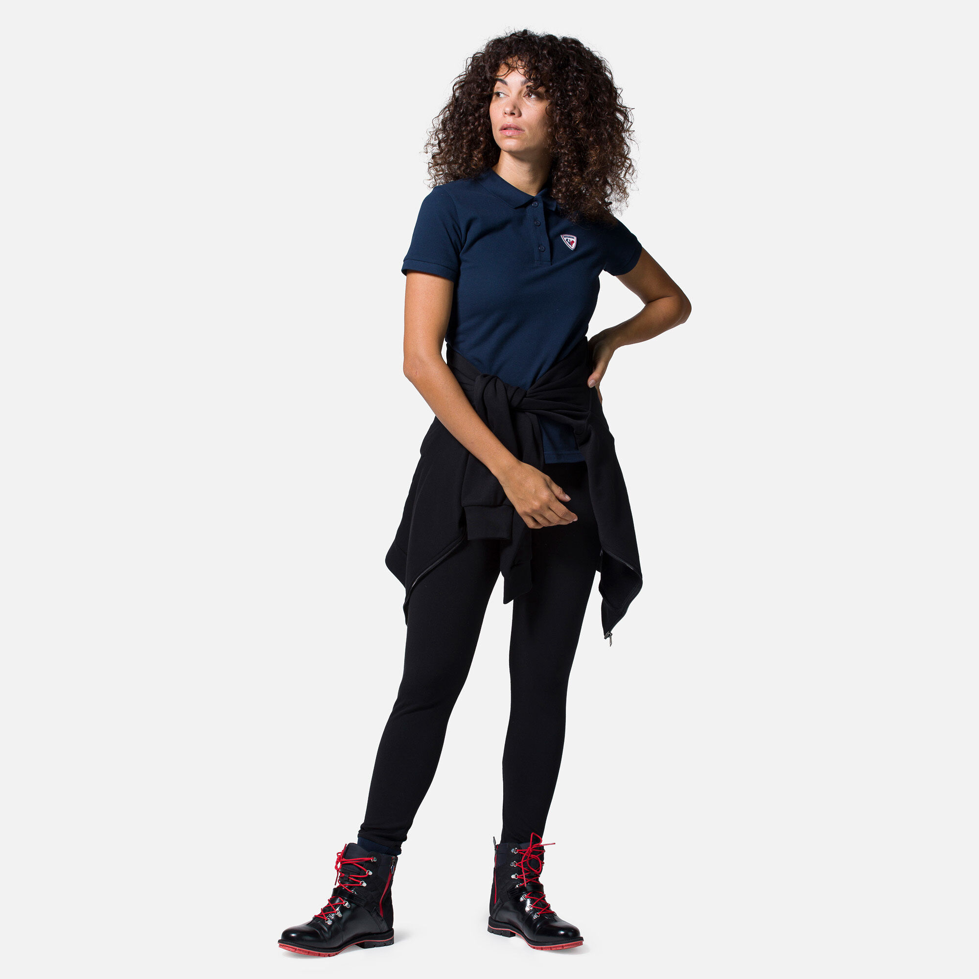 Polo Logo Femme