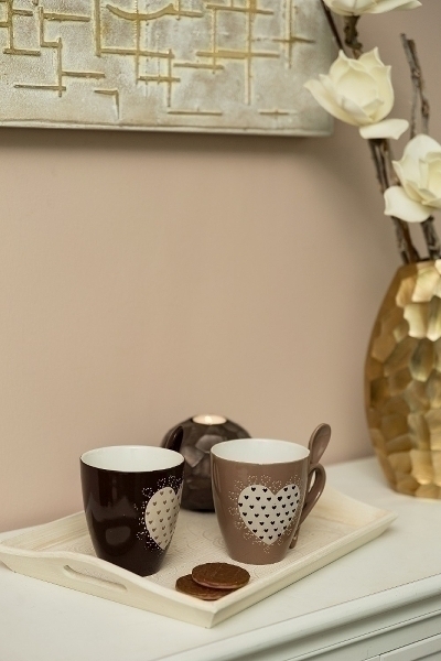 MyFlair Becher 2er Set mit Löffel 