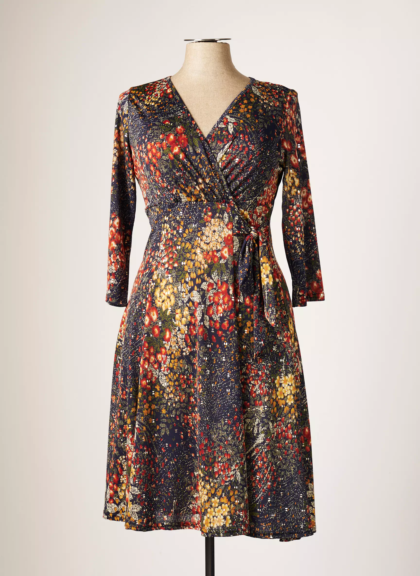 Renatto Bene Robes Mi Longues Femme couleur bleu
