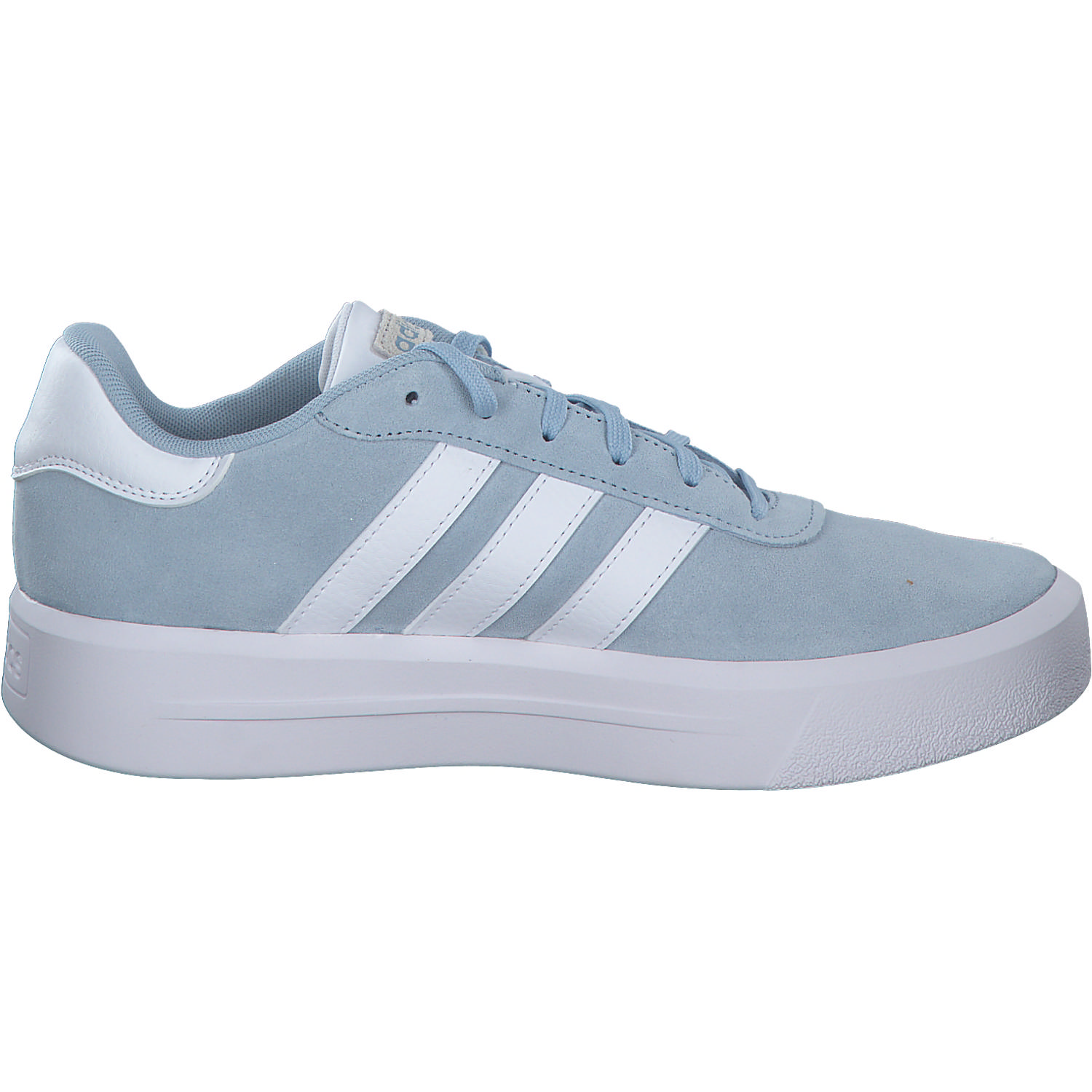 Adidas Court Platform Suede, Schnürschuhe, blau/weiß