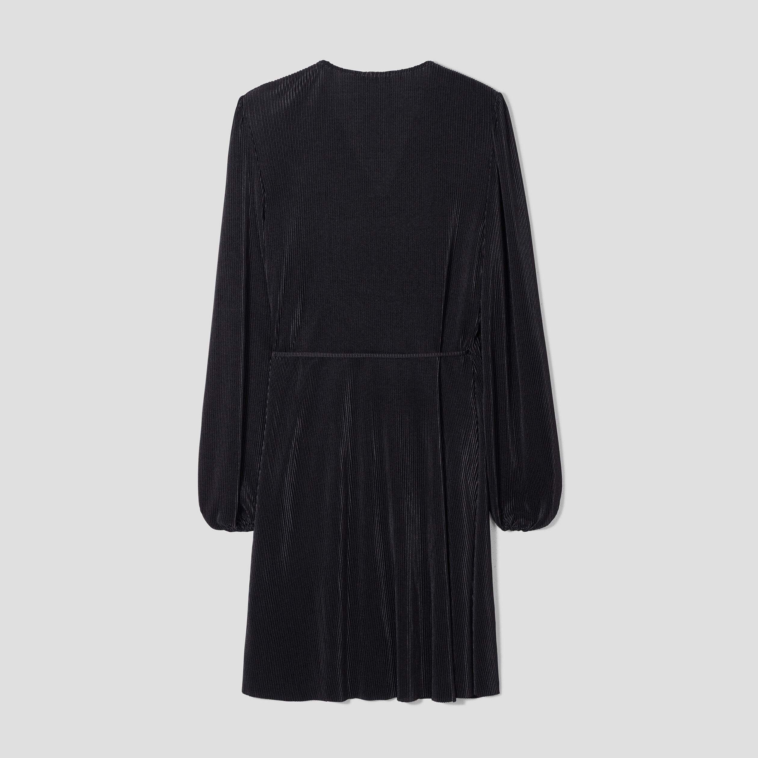 Robe cintrée plissée noir femme | Cache Cache