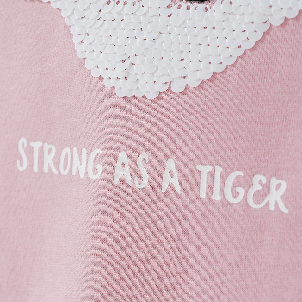Mädchen Langarmshirt mit Wendepailletten