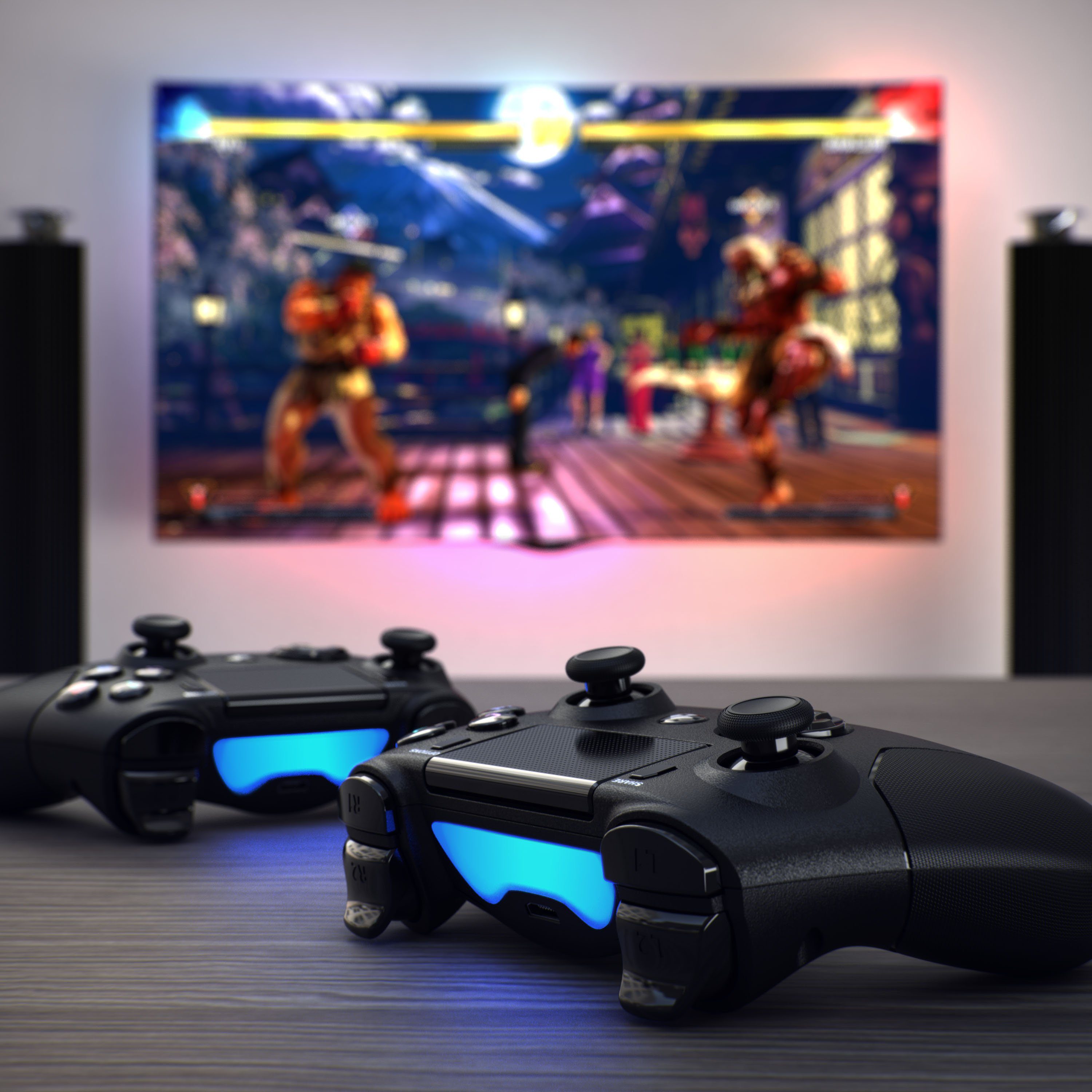 CSL PlayStation 4-Controller (1 St., Bluetooth Gamepad für PS4, Dual Vibration, Touchpad, 3,5mm, Gyrosensor)