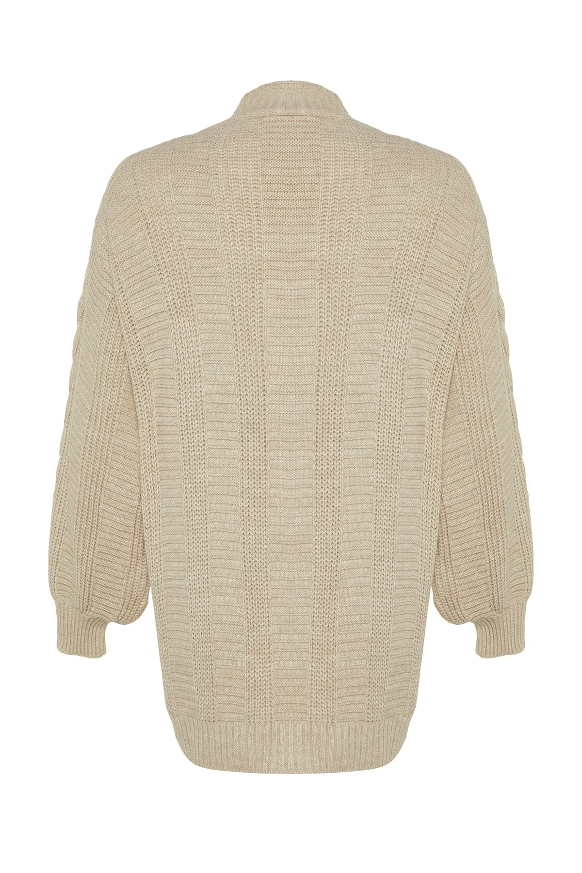 Trendyol Modest  Stone Hair Geflochtene Strickjacke mit lockerem Schnitt TCTAW22TH0002