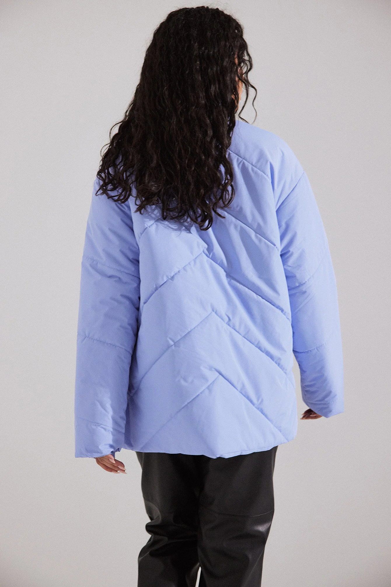 Oversized wattierte Jacke