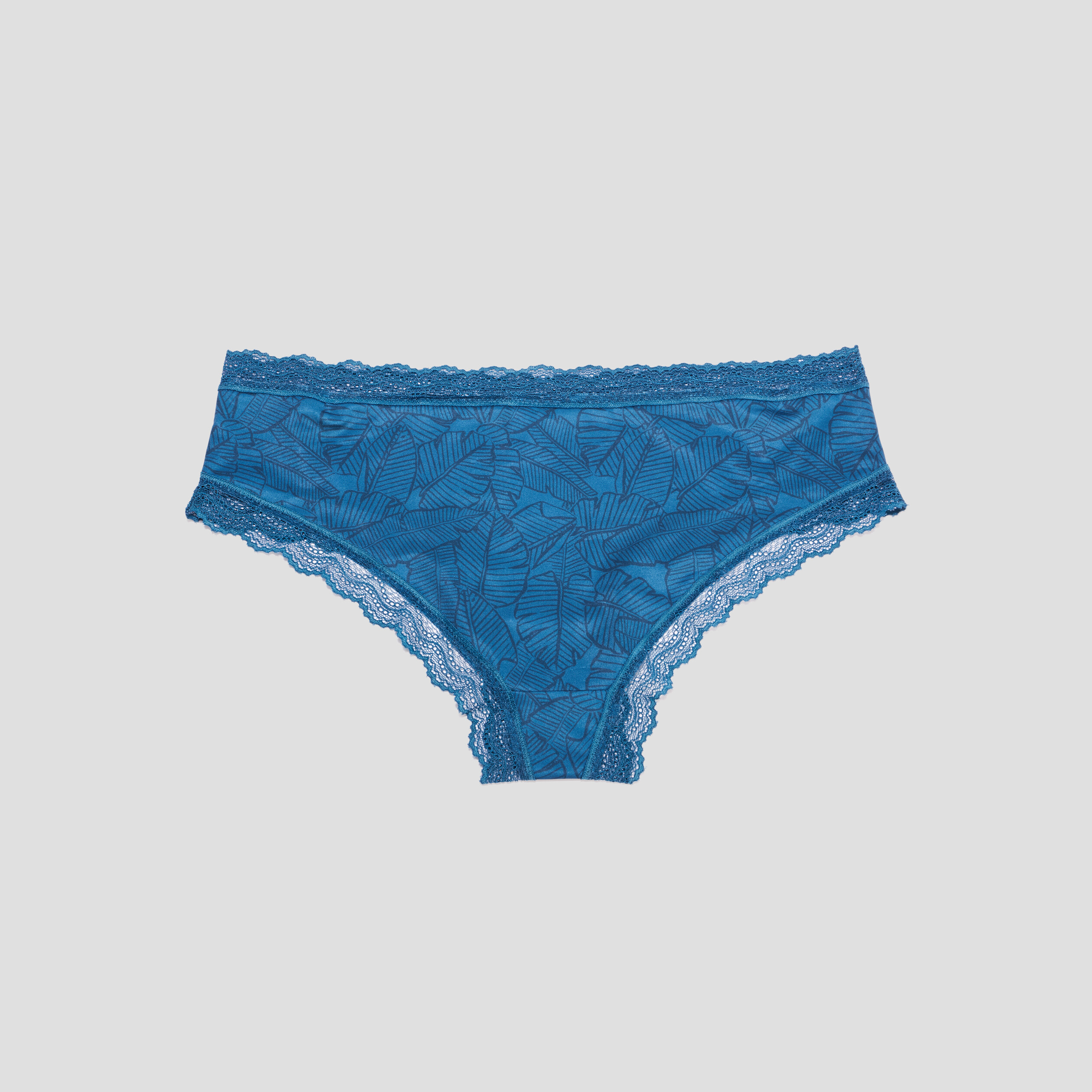 Lot 2 shortys microfibre bleu pétrole femme | La Halle