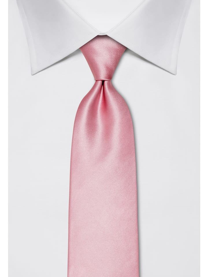 Vincenzo Boretti Krawatte in rosa günstig kaufen onesize