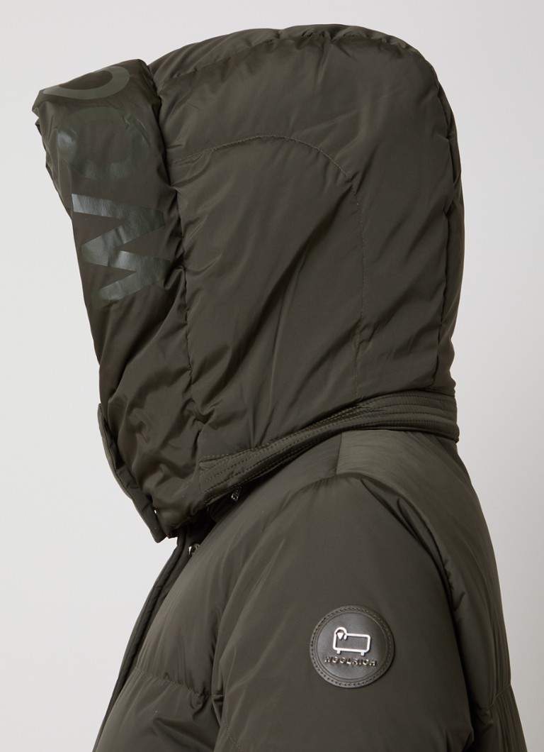 Zateplená parka Woolrich Aurora s péřovou výplní a odnímatelnou kapucí
