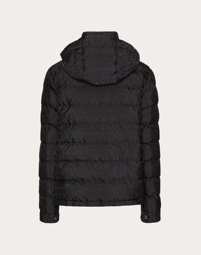Nylon donsjack met Toile Iconographe-patroon.