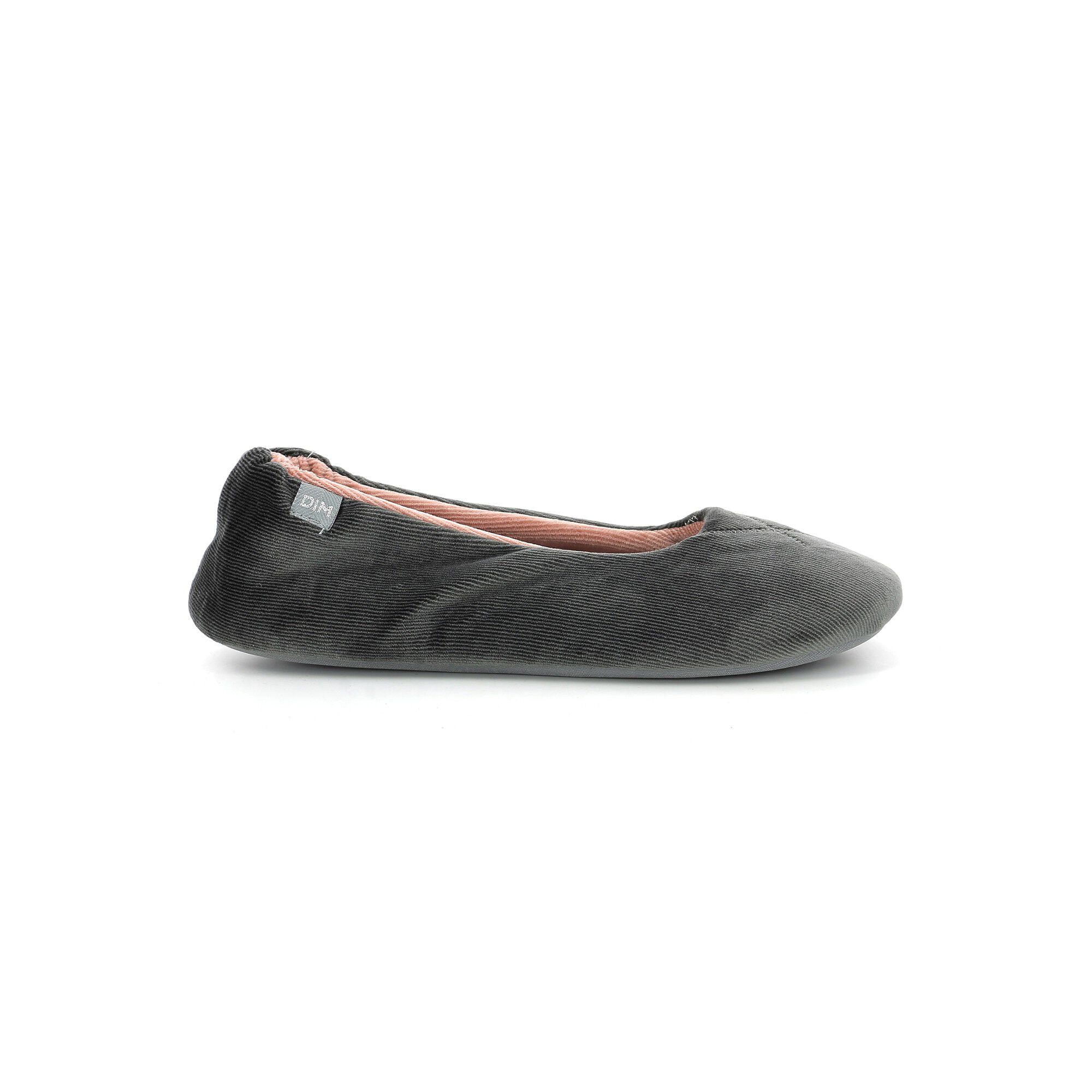 Mules forme ballerines femme en velours DIM