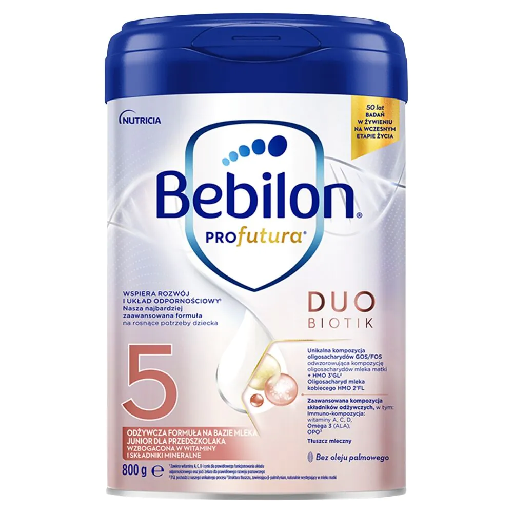 Bebilon Profutura Duobiotik 5 pieno pagrindu pagaminta formulė