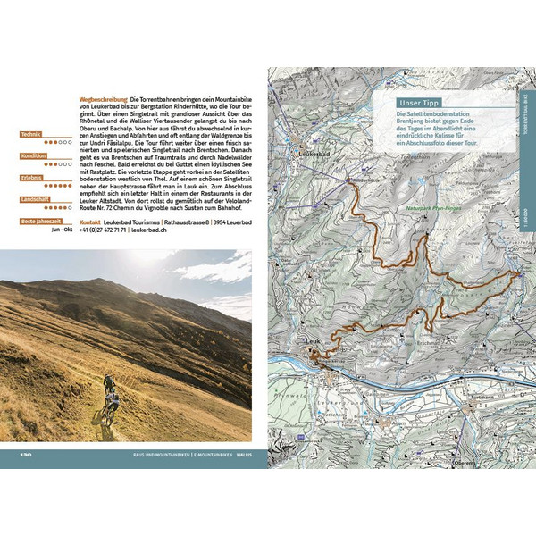 RAUS UND MOUNTAINBIKEN WALLIS