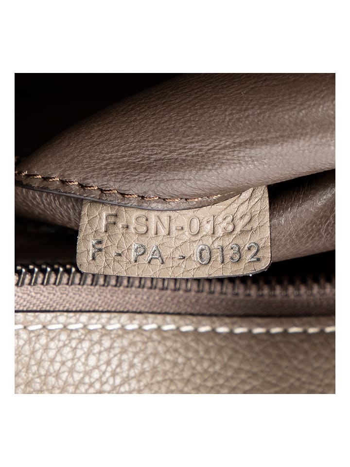 Celine Leder-Henkeltasche in Beige - (B)31 x (H)23 x (T)18 cm günstig kaufen onesize