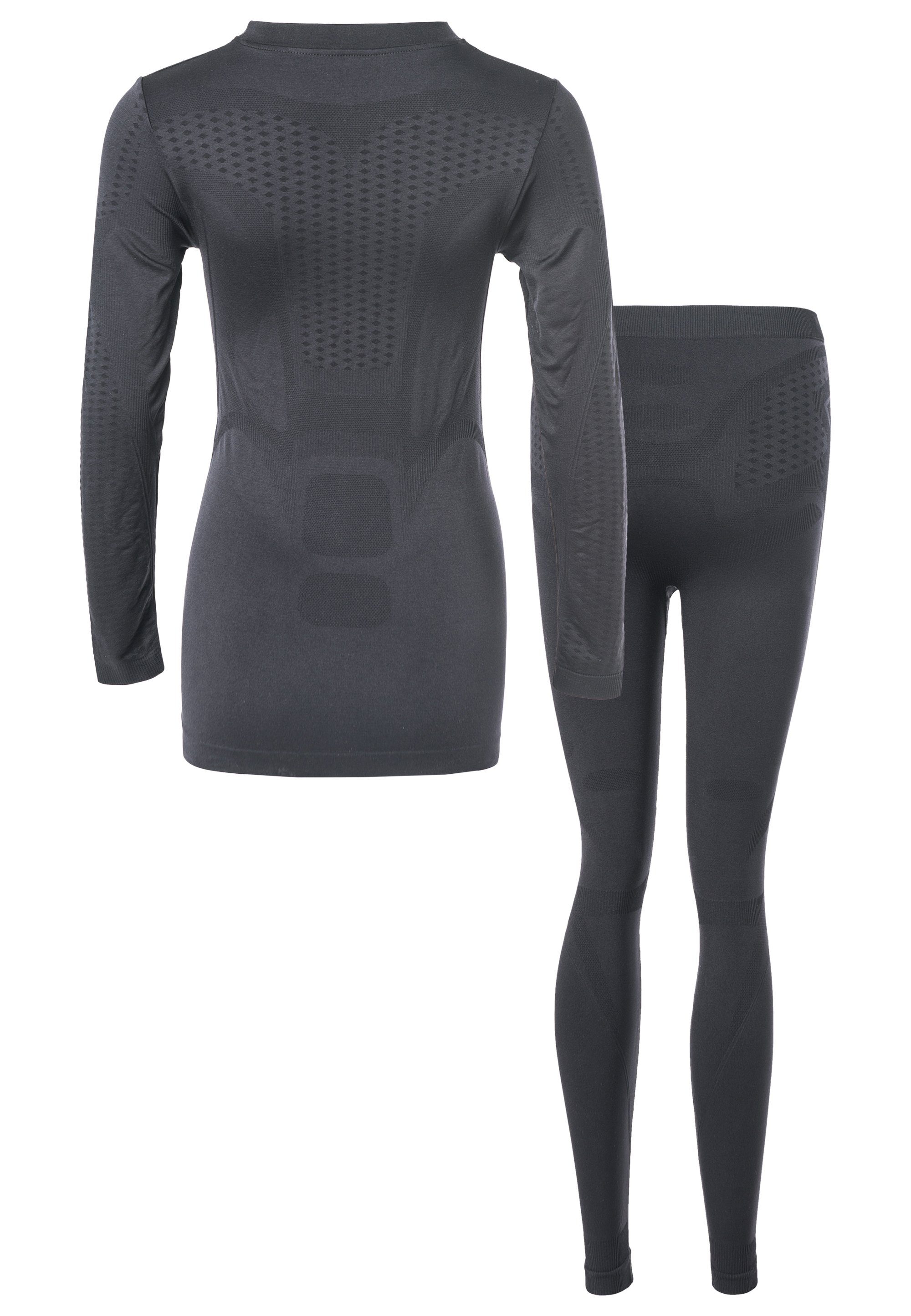 WHISTLER Funktionsshirt Mall (2-tlg) mit Langarmshirt und Tights