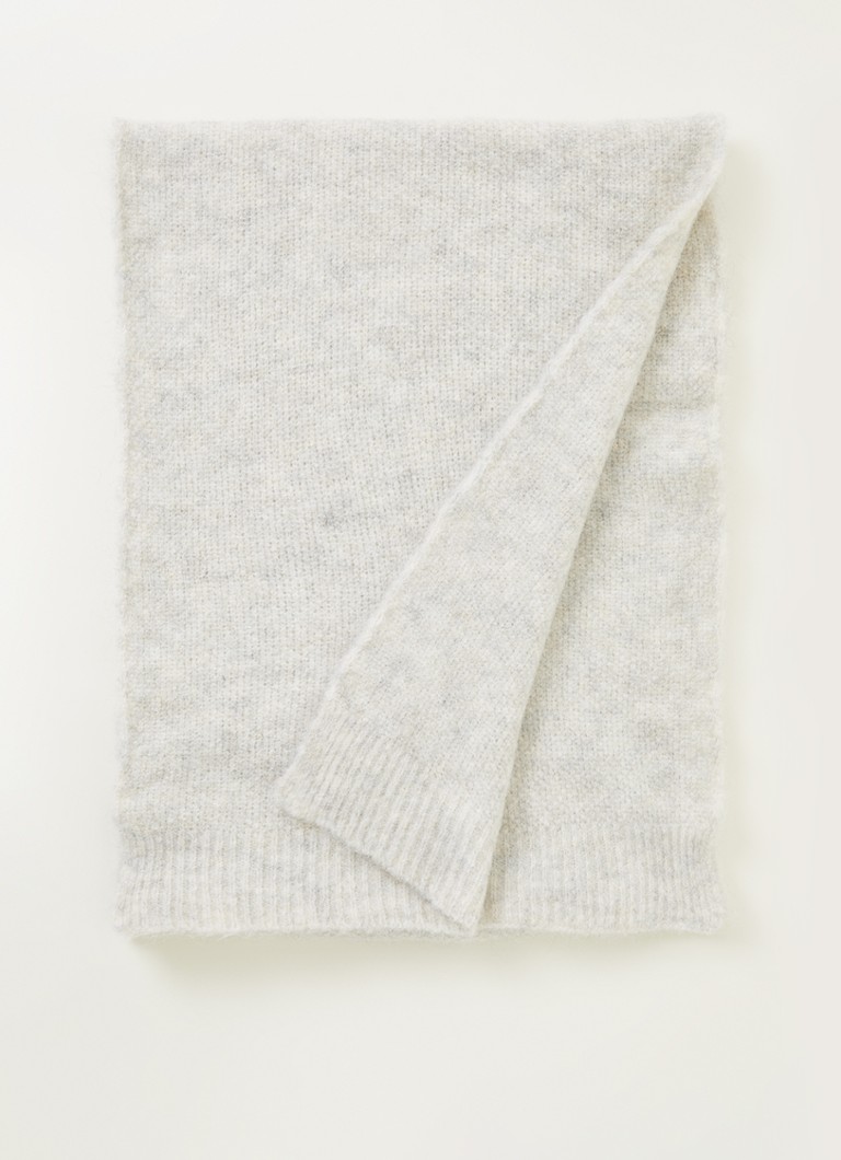 Sciarpa vintage americana in misto lana di alpaca, 195 x 40 cm