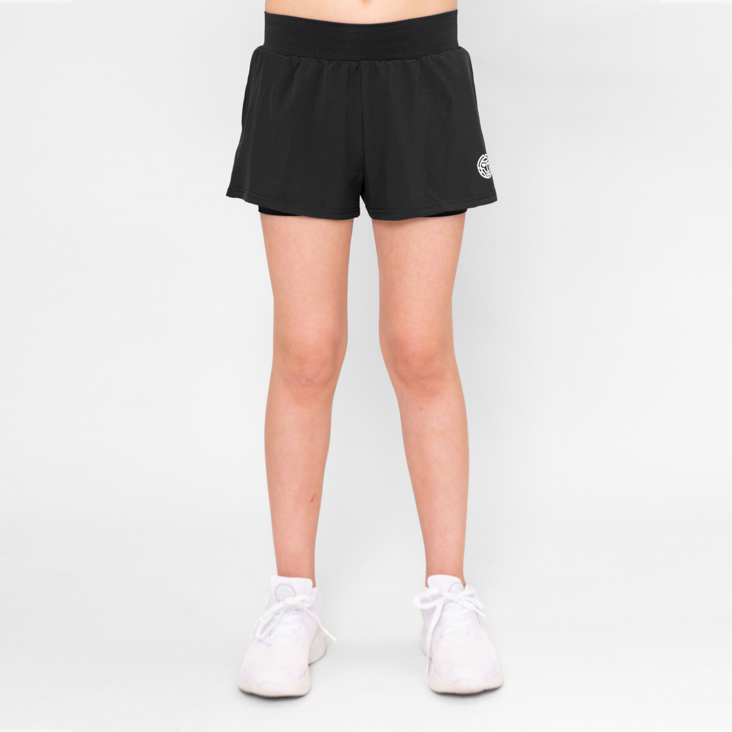 Crew 2in1 Shorts Mädchen - Schwarz