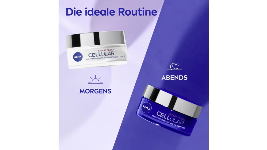 NIVEA Cellular Expert Filler Hochwirksame Anti-Age Nachtpflege 50 ml