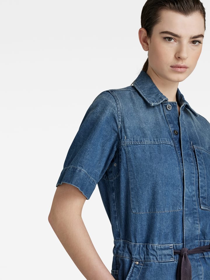 G-Star Jeansjumpsuit in Blau günstig kaufen