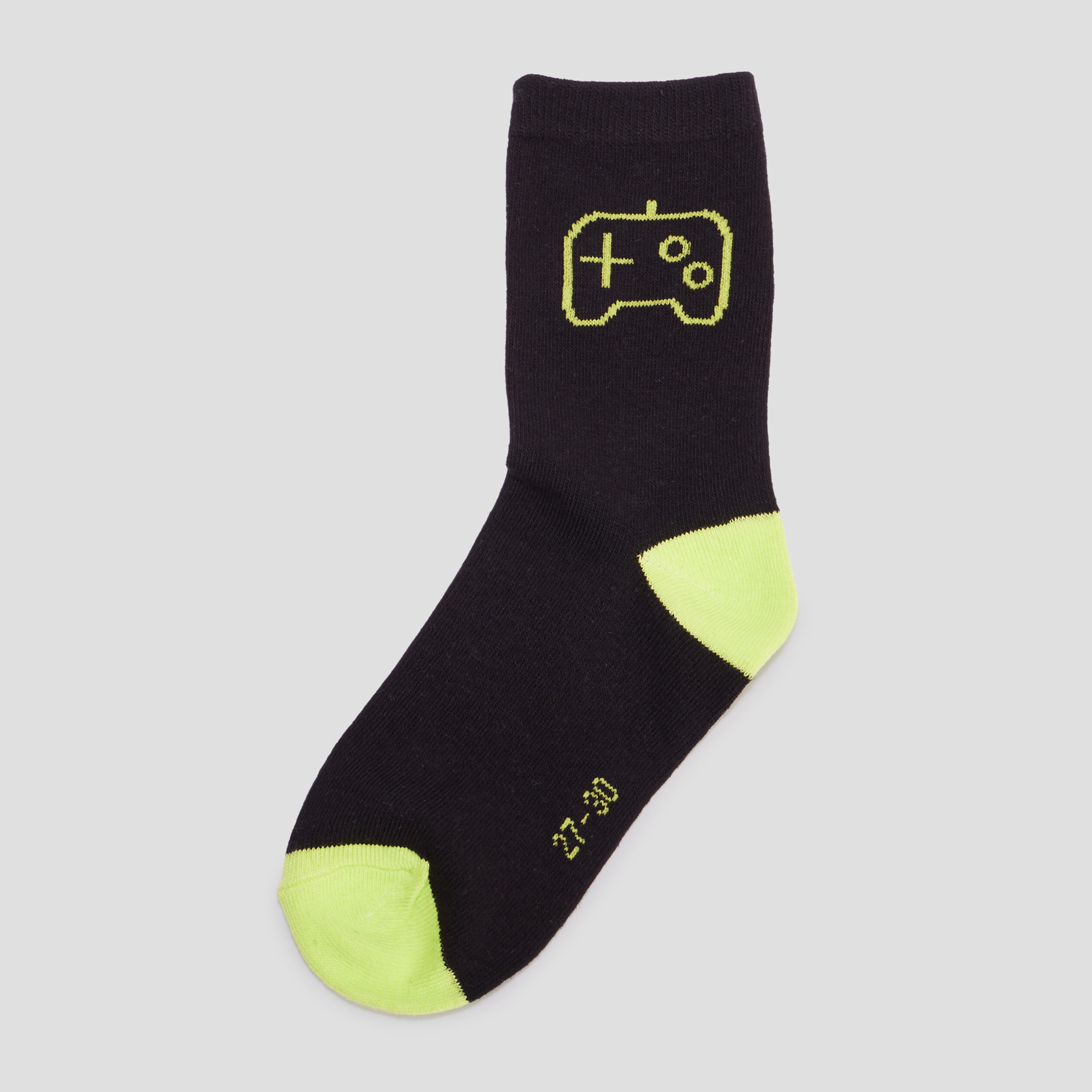 Lot 5 paires chaussettes coton noir garçon | La Halle