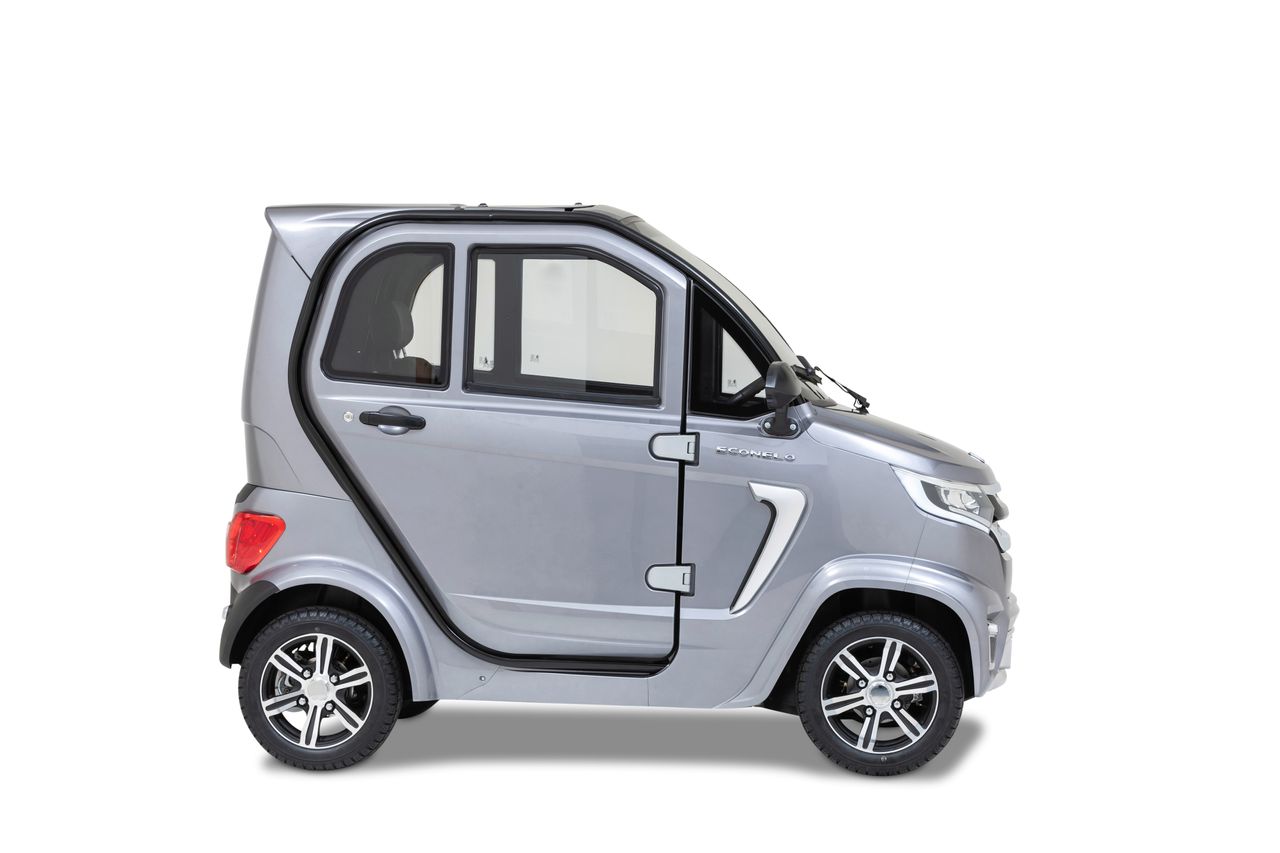 Econelo Elektro Kabinenroller Nelo 4.1  45 km/h silbergrau