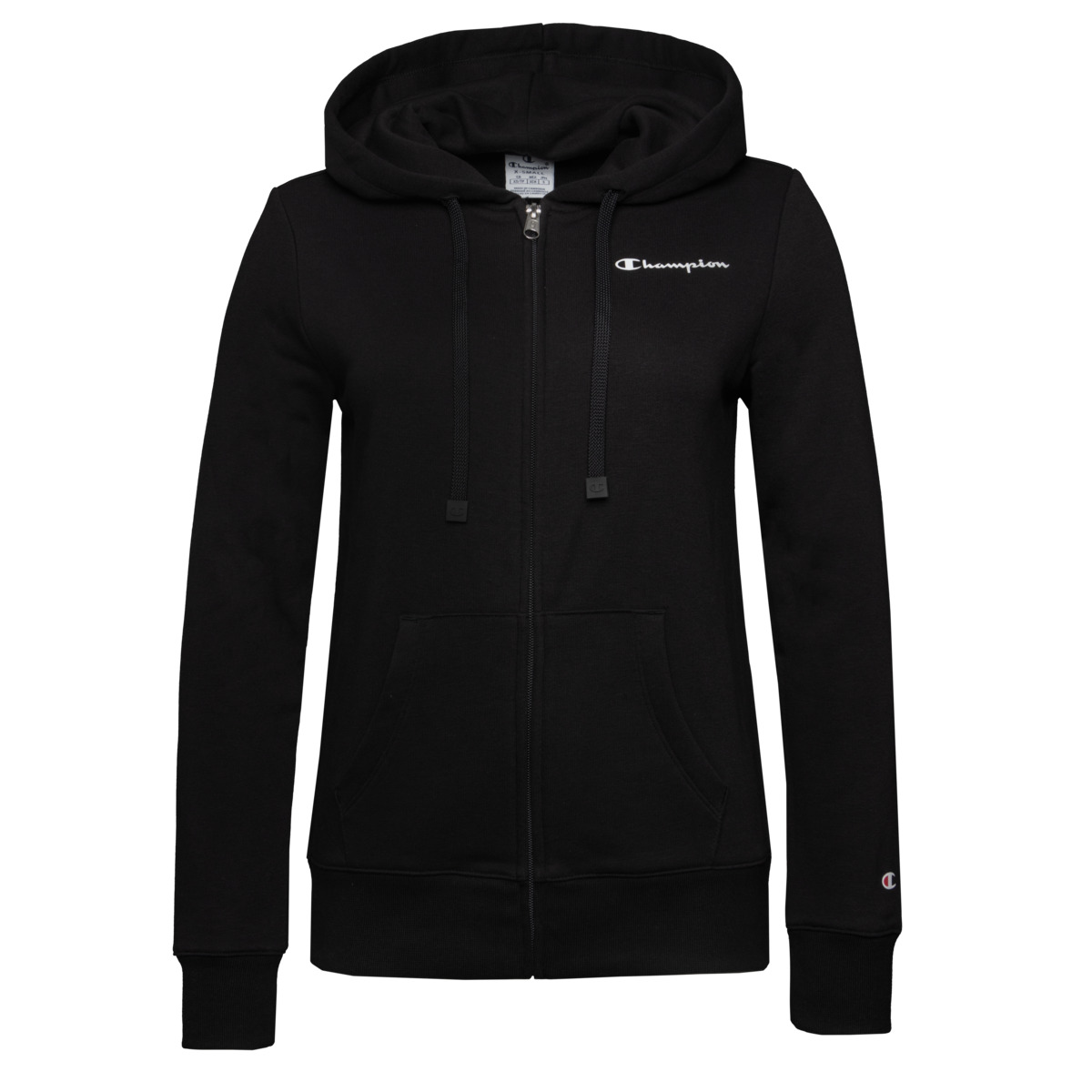 Champion Hooded Full Zip Sweatjacke schwarz