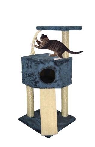 Cat Dream Katzen Eckboy blau