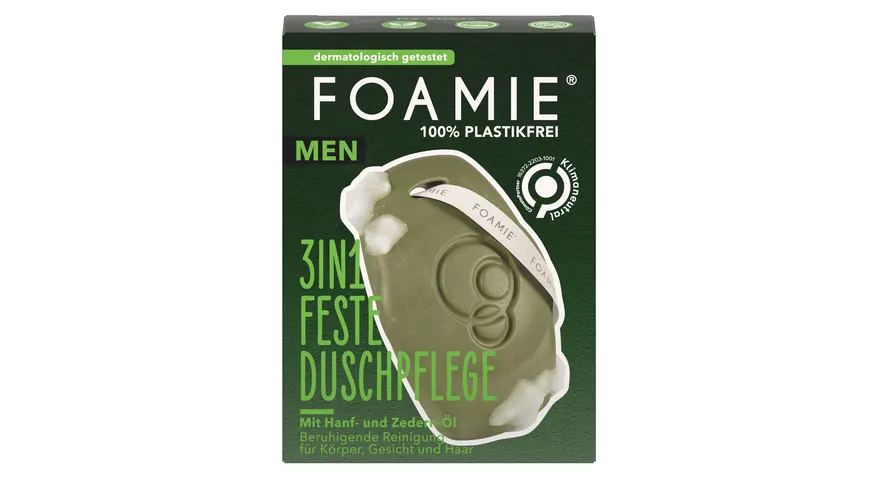FOAMIE Feste Duschpflege Men De-Stress 90 g