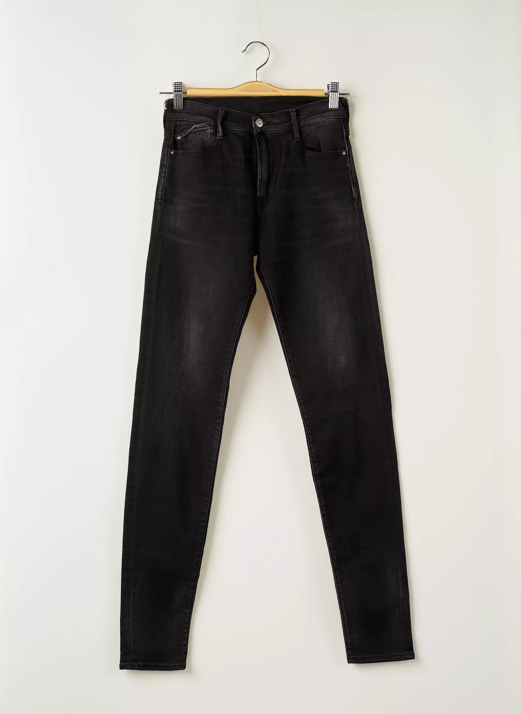 Le Temps Des Cerises Jeans Coupe Slim Garcon couleur noir