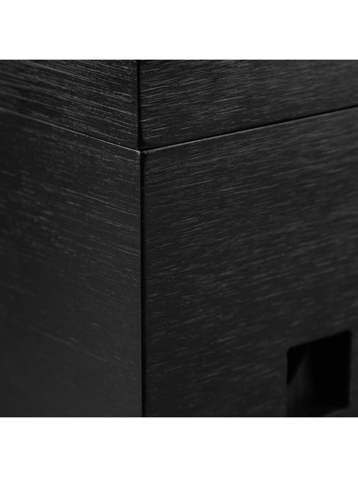 relaxdays Kabelbox in Schwarz - (B)25,5 x (H)16,5 x (T)14 cm günstig kaufen onesize