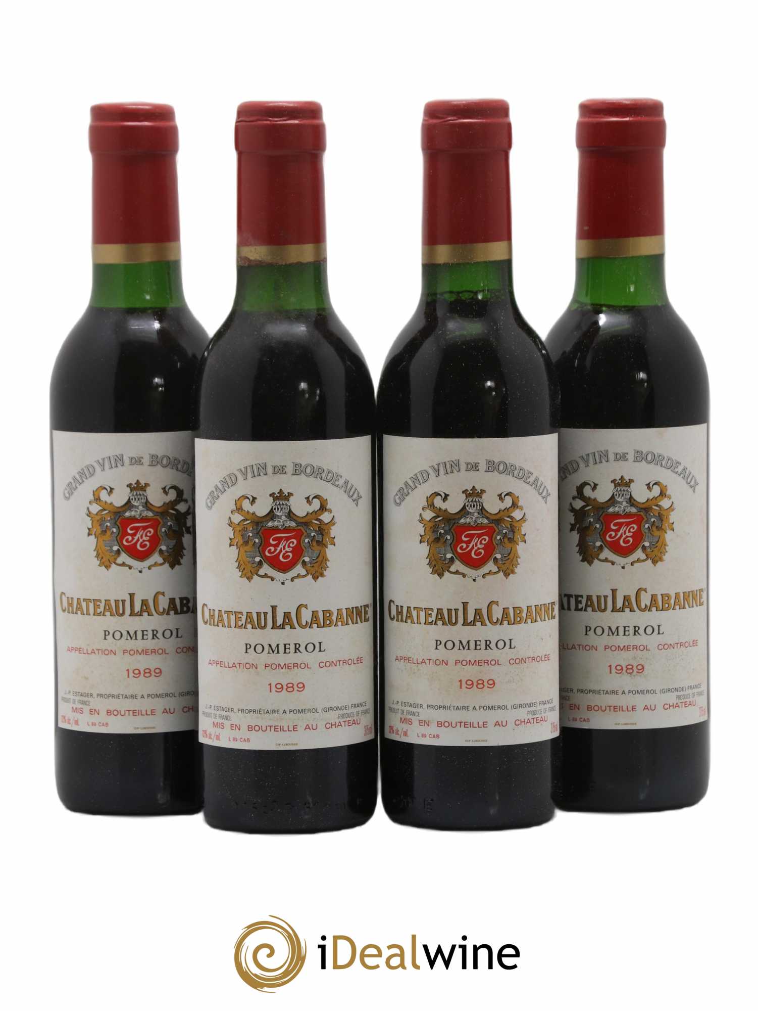 Pomerol La Cabanne 1989 - Lot de 24 Demi-bouteilles