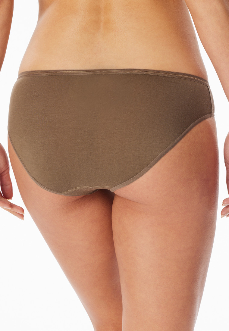 Tai-Slips 2er-Pack beige/ taupe - Modal Essentials