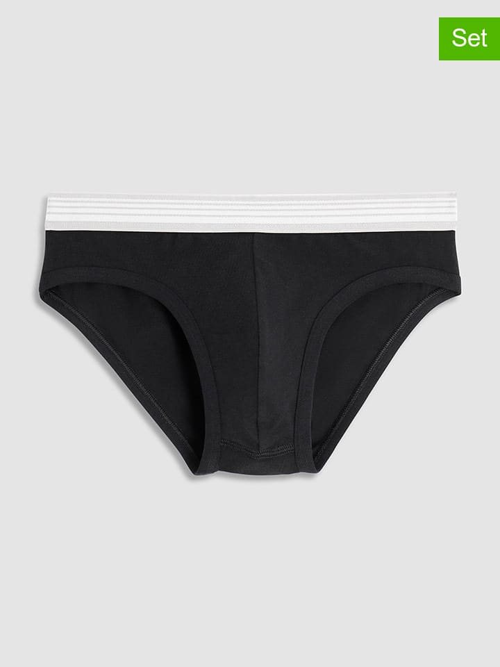 COTONELLA 2er-Set: Slips in Schwarz günstig kaufen
