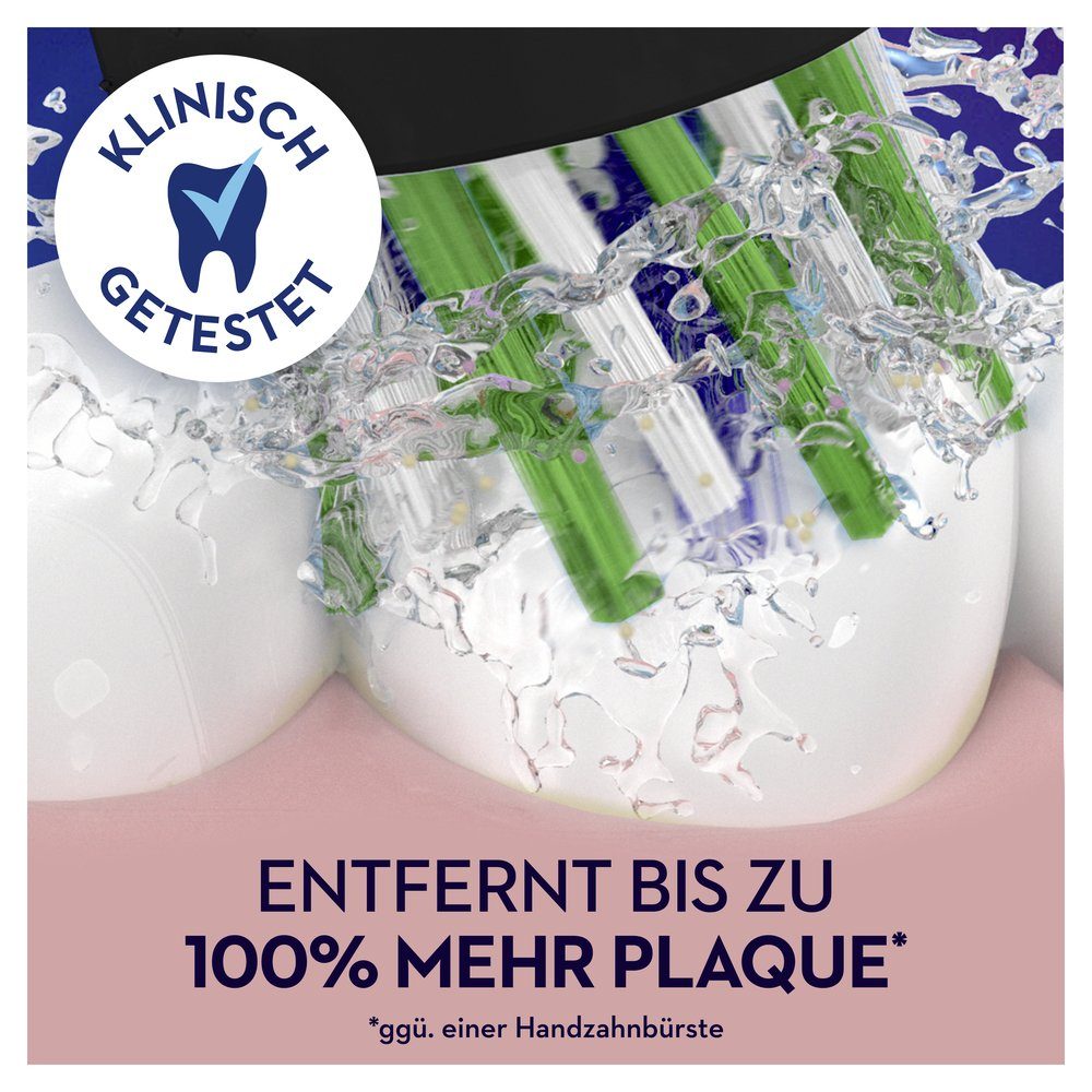 Oral-B Aufsteckbürsten Cross Action CleanMaximizer - 3er Pack - schwarz