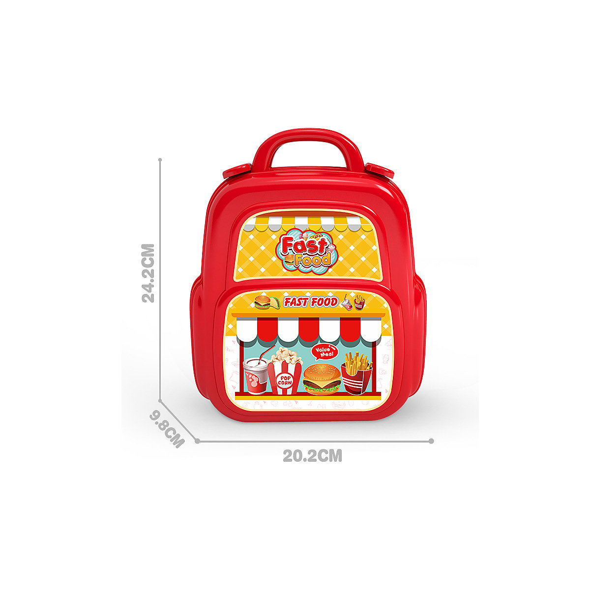 Rucksackspielzeug für Kinder Simulations-Spielhaus-Set