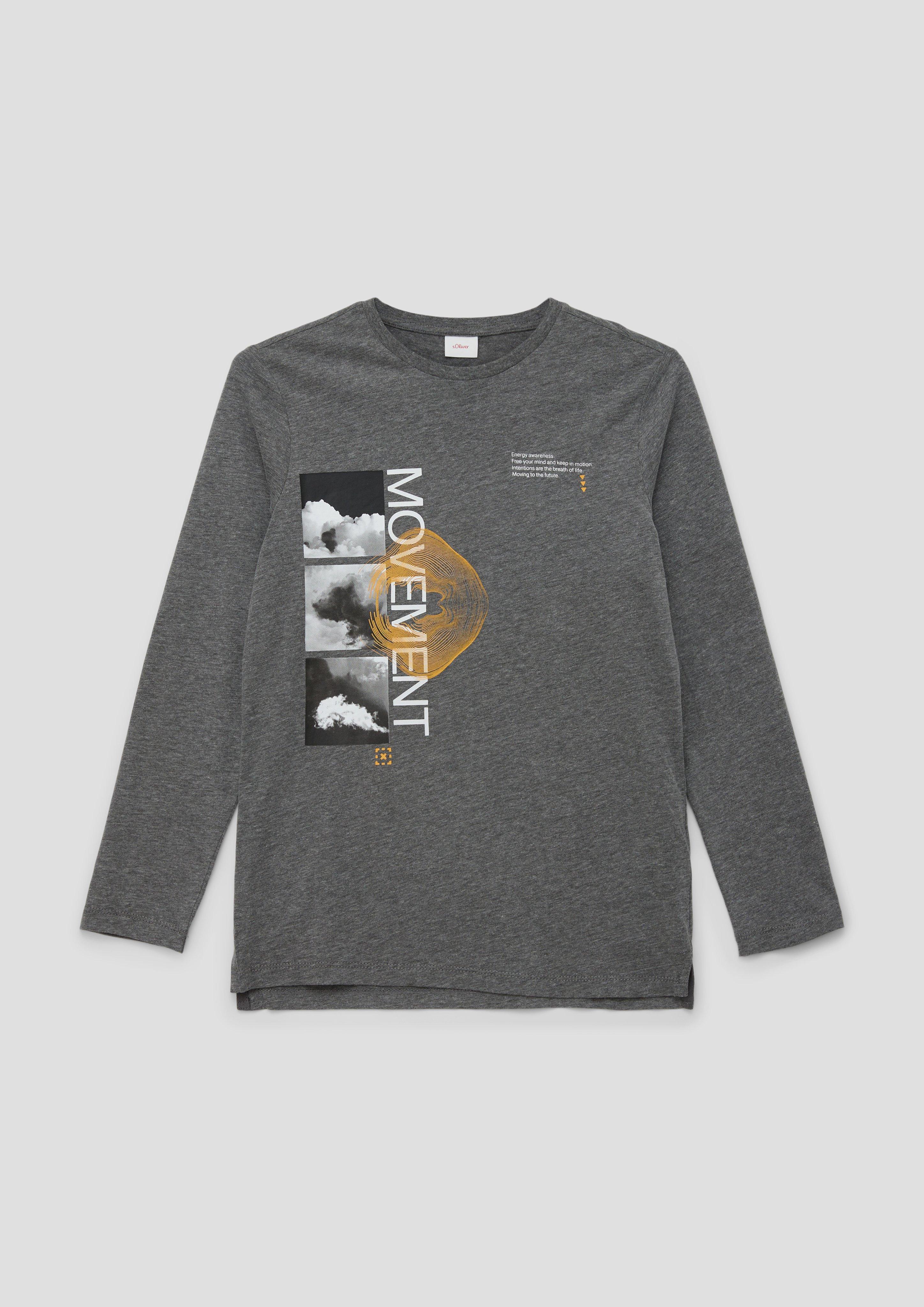 Longsleeve mit Frontprint  2134043-9730