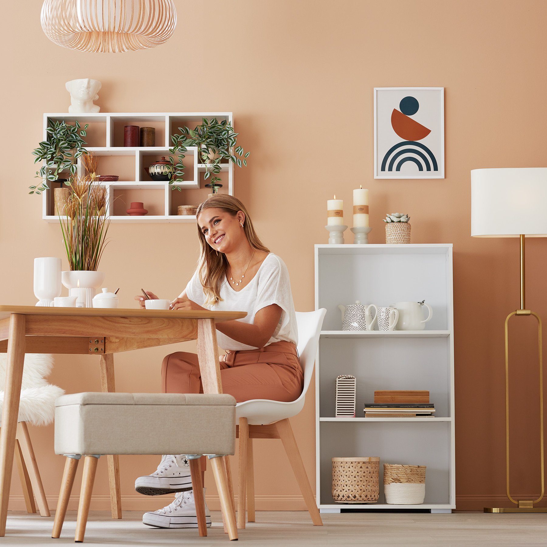 tectake Bücherregal Lexi, Einzelstück
