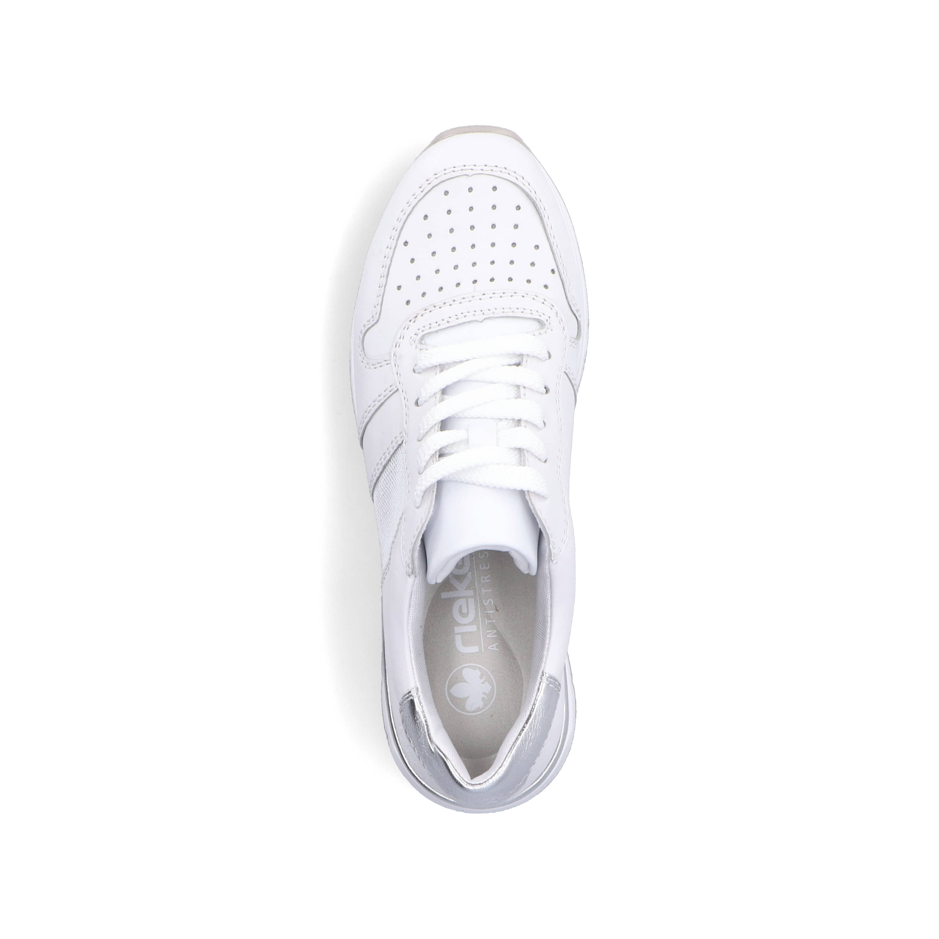 Rieker Damen Sneaker Low eisweiss