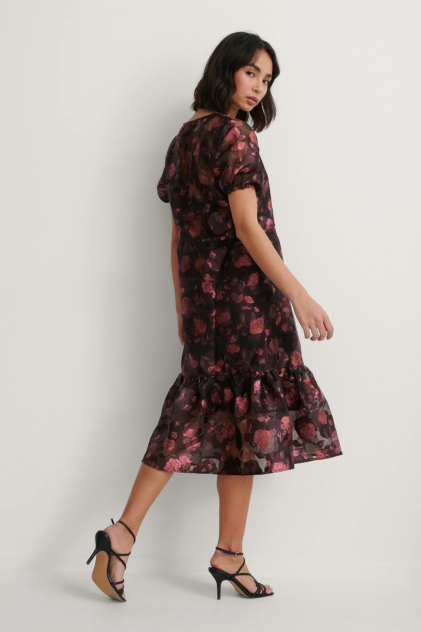 Wickelkleid V-Ausschnitt