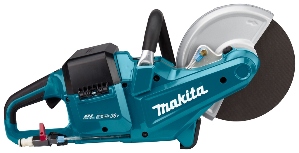 Makita DCE090ZX1 2 x 18 voltin katkaisusaha 230 mm ilman akkuja ja laturia