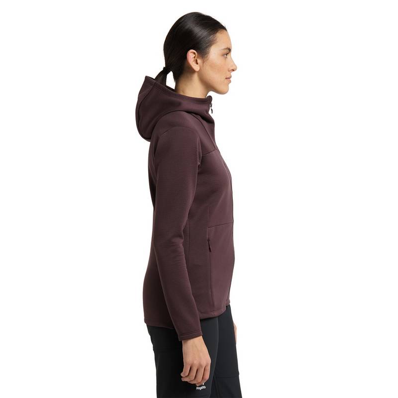 Haglöfs Willow Mid Hood Fleecejacke Damen