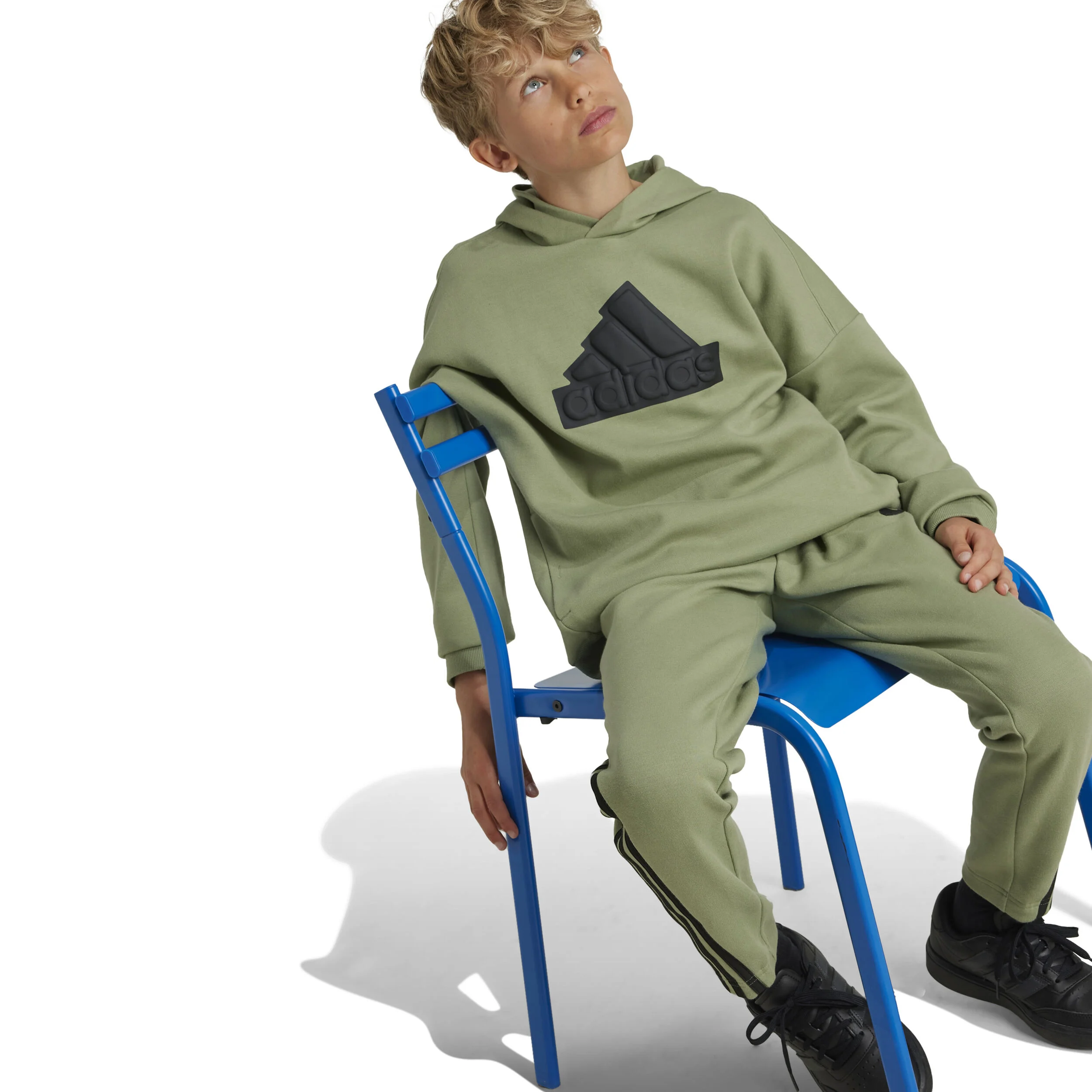 Future Icon Logo Hoody Kinder - Salbei