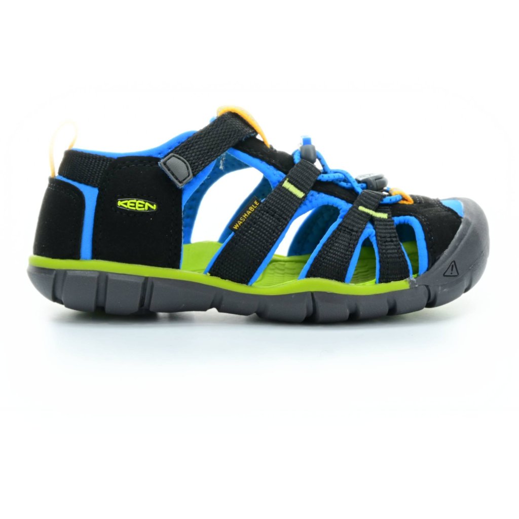 Keen Seacamp II Schwarz / Brilant Blue K (CNX) Sandalen