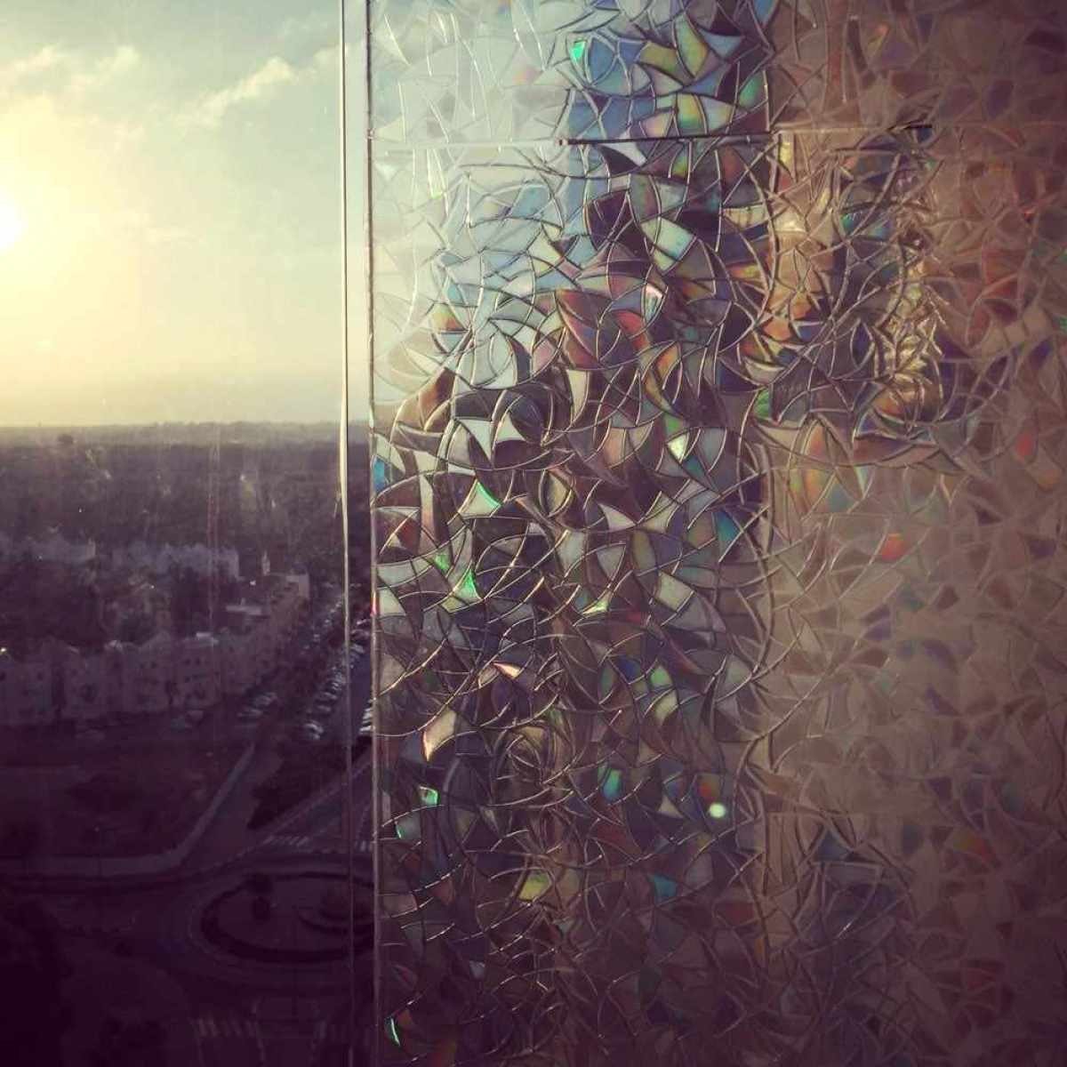 Fensterfolie Fensterfolie Selbsthaftend Regenbogen Folie Fenster Sichtschutz, JedBesetzt