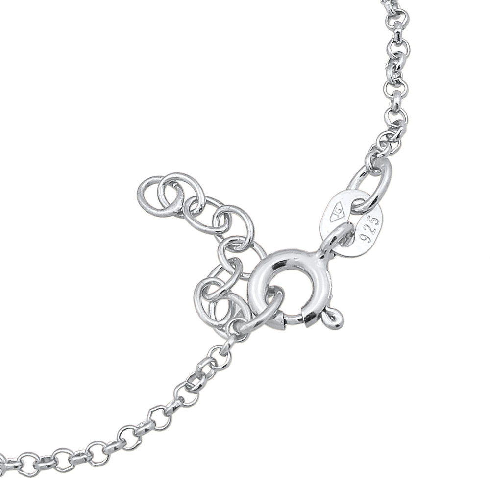 Elli Elli Bracelet Enfants pendentif demi-lune symbole astro en argent sterling 925 Bracelet