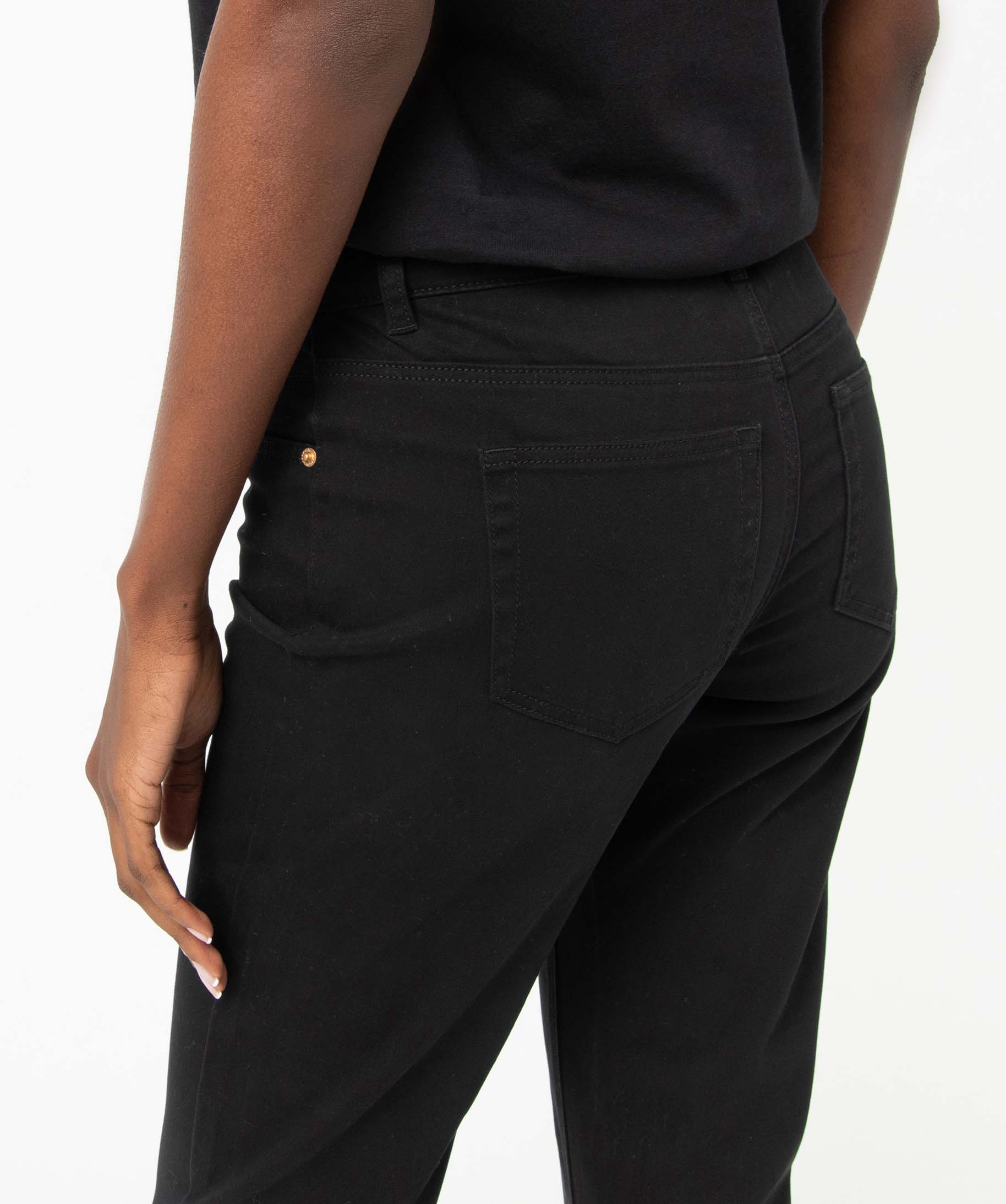 Jean femme coupe Regular L30 noir | GEMO