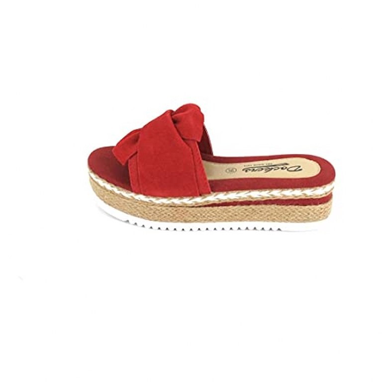 DOCKERS Klassische Sandalen rot