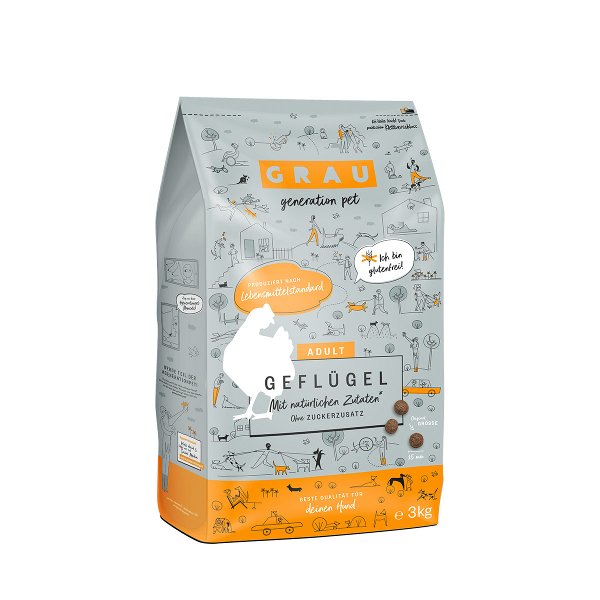 GRAU Hund Adult Geflügel günstig kaufen bei ZooRoyal
