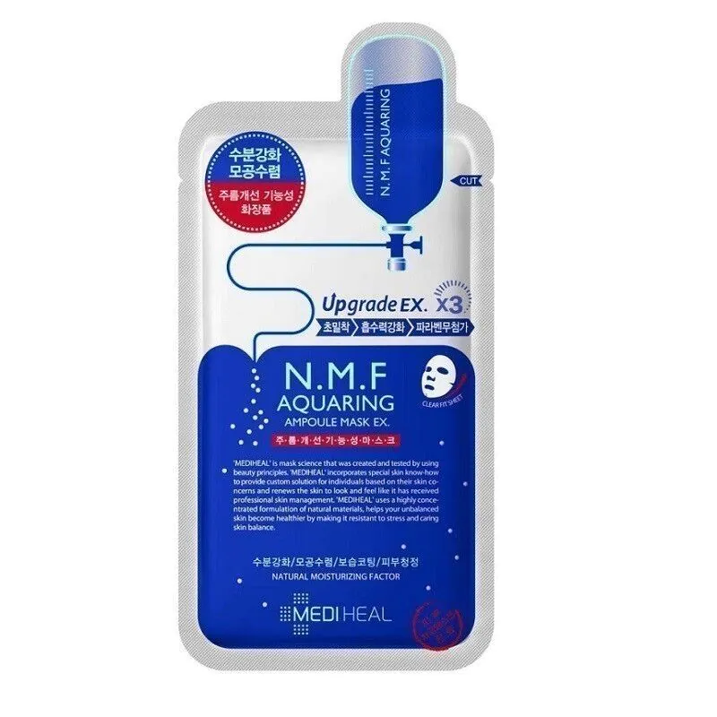 Mascarilla hidratante antiarrugas en ampolla Mediheal NMF de 29 ml