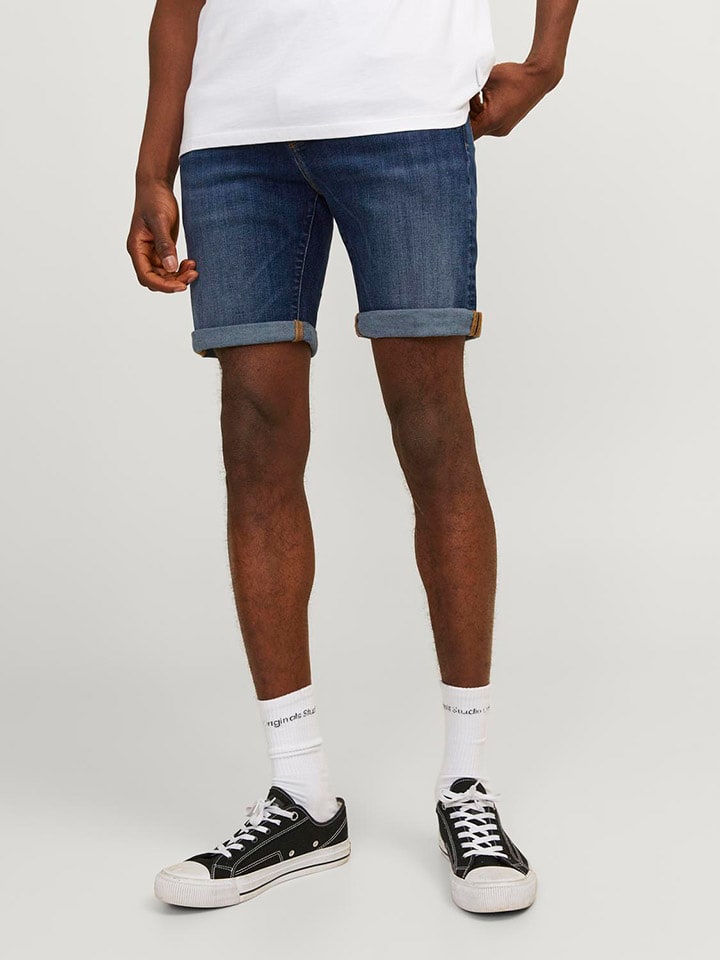 Jack & Jones Jeans-Shorts in Dunkelblau günstig kaufen