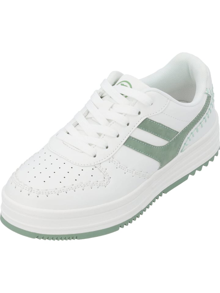 palado Sneakers Low in white moss green günstig kaufen